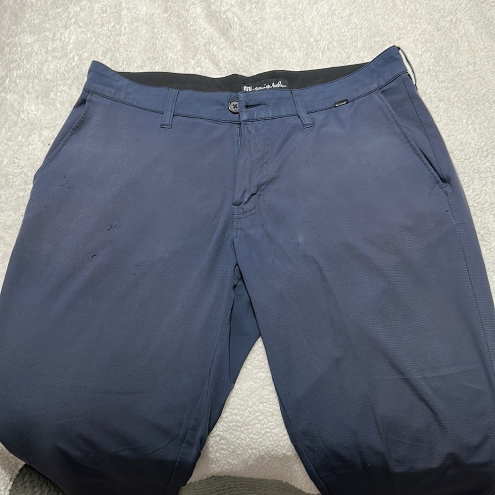 Travis Mathew Right On Time Pants Size 34. Navy Blue